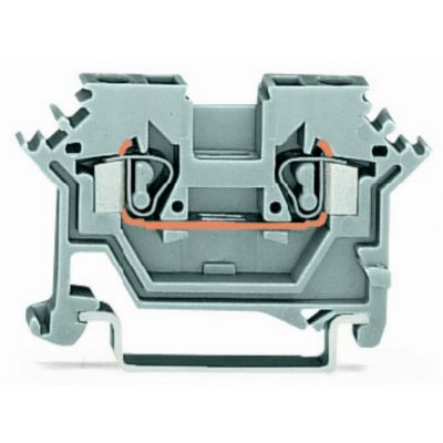 Złączka szynowa 2-przewodowa 2,5mm2 szara 280-601 WAGO (280-601)