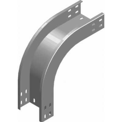 Łuk zewnętrzny 90° 100x50mm Grubość 1,50 mm LZZP100H50 351410 BAKS (351410)