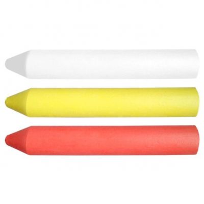 Kreda techniczna biała, żółta i czerwona(olejowa), 13 x 85 mm, 3 szt. 14A968 TOPEX (14A968)