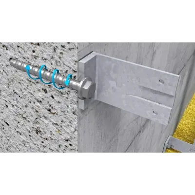 Wkręt do betonu z łbem soczewkowym ocynk galwaniczny 6x40mm 100szt. RAWLPLUG (R-LX-06X040-P-ZP)