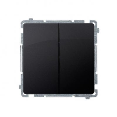 Simon Basic Łącznik schodowy podwójny 10A 250V zaciski śrubowe grafit matowy BMW6/2.01/28 KONTAKT (BMW6/2.01/28)