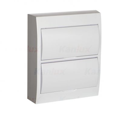 DB212S 2X12P/SMD-P Rozdzielnica natynkowa 2x12 plastikowa IP40 36421 KANLUX (36421)