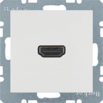 BERKER B.X/S.1 Gniazdo HDMI z przyłączem 90st biały 3315438989 HAGER (3315438989)