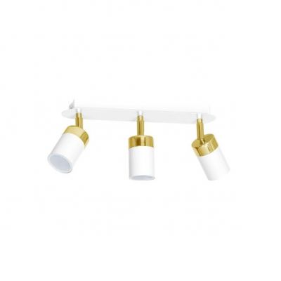 Milagro plafon (reflektorki) Jocker /Gold  3xGU10 biało/złoty MLP6130 (MLP6130)