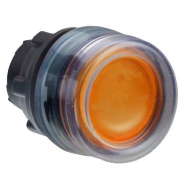 Harmony XB5 Przycisk płaski z samopowrotem LED okapturzona pomarańczowa plastikowa ZB5AW553 SCHNEIDER (ZB5AW553)