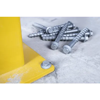 Wkręt do betonu R-LX  M8 9,9x100mm łeb heksagonalny z kołnierzem ocynk galwaniczny 100szt. RAWLPLUG (R-LX-08X100-HF-ZP)