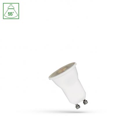 Żarówka LED MR11 GU10 230V 4W ciepła z soczewką SPECTRUM (WOJ+14666)
