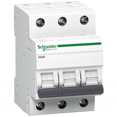 Wyłącznik nadprądowy K60 K60N-C6-3 C6A 3P A9K02306 SCHNEIDER (A9K02306)