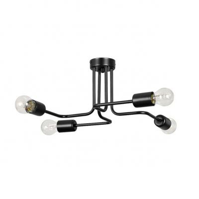 Emibig lampa wisząca DIESEL 4 BLACK E27 60W MAX 780/4 (780/4)