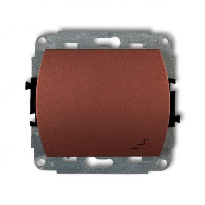KARLIK TREND Mechanizm łącznika schodowego podświetlanego brązowy metalik 9WP-3L (9WP-3L)