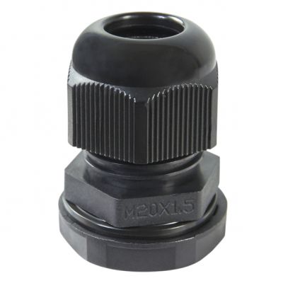Dławnica M 16 metryczna IP 68 czarna 250082 HAUPA (250082)