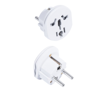 Adapter podróżny wtyczki do gniazda typu uni-schuko (E lub F) ELCAN (AP-2)