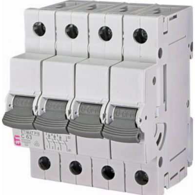 Wyłącznik nadprądowy ETIMAT P10 3P+N B50A 001901415 ETI (001901415)