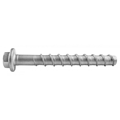 Wkręt do betonu łeb sześciokątny ocynk płatkowy hartowany indukcyjnie 100szt. RAWLPLUG (R-HLX-06X050-HF-ZF)
