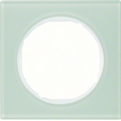 BERKER R.3 Ramka pojedyncza szkło biała 10112209 HAGER (10112209)