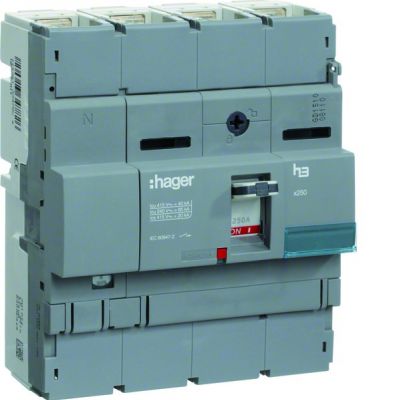 HAGER Rozłącznik obciążenia x250 4P 250A HCB251H (HCB251H)