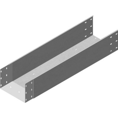 Korytko kablowe wzmocnione z łącznikiem wspawanym 600x200mm Grubość 2,00 mm 3mb KZLWC600H200/3 375960 BAKS (375960)