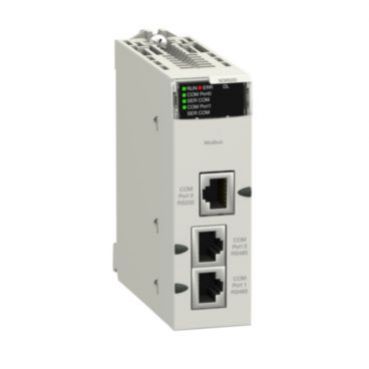 Modicon X80 moduł komunikacyjny łącza szeregowego 2 porty RS-485/232 wzmocniona obudowa BMXNOM0200H SCHNEIDER (BMXNOM0200H)