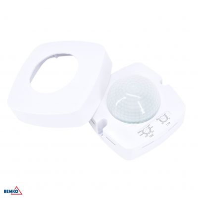 CZUJNIK RUCHU 2000W 360* Z FUNKCJĄ OBECNOŚCI B50-SES07WH BEMKO (B50-SES07WH)