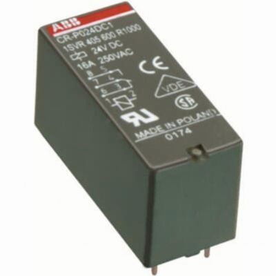 Przekaźnik CR-P230AC2, A1-A2=230V AC, 2 styki c/o 250V/8A (1SVR405601R3000)