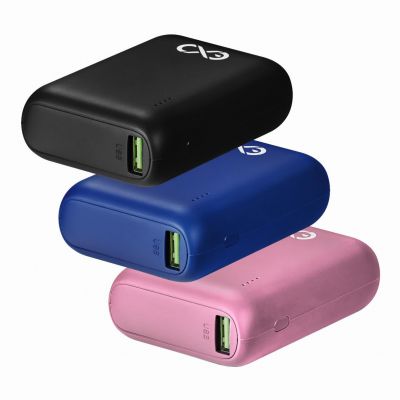 EXC Mobile powerbank POCKET, USB+PD,10000mAh, kolor mix* (*wysyłany losowo z dostępnych kolorów: cza (POWEXCPOCK10000MIX)