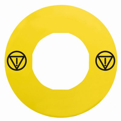 Harmony XB4 Etykieta żółta bez oznaczenia ZBY9140T SCHNEIDER (ZBY9140T)