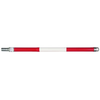 Przedłużenie drążka, czerwony/biały, fi 43 mm, dł, 1035 mm z oczkiem (769519)