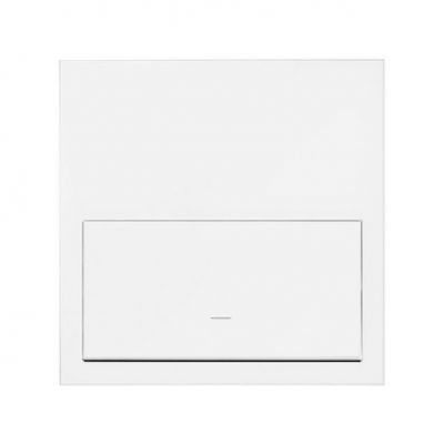 Simon 100 Panel 1-krotny: 1 klawisz biały mat 10020101-230 KONTAKT (10020101-230)