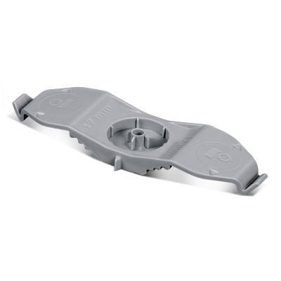 Uchwyt do kabli płaskich podtynkowych podwójny 17mm 90szt.  RAWLPLUG  (R-SC40-TCD)
