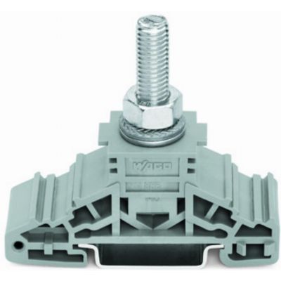 Złączka 1-sworzniowa M8 szara 885-108 /25szt./ WAGO (885-108)