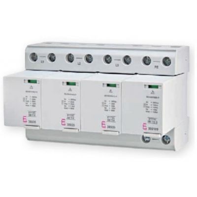 Ogranicznik przepięć T1+T2 (B+C) - bez prądu upływu ETITEC SM T12 300/25 4+0 002440572 ETI (002440572)