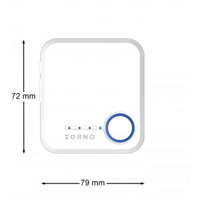 Bezprzewodowy dzwonek do drzwi sieciowy 230V przycisk SOS Wifi Tuya biały ORNO (OR-DB-MK-175/W)