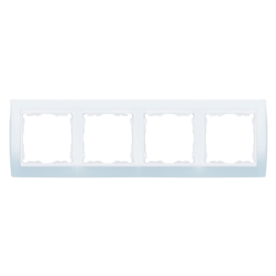 RAMKA 4X BIAŁA/BIAŁA 82640-30 KONTAKT (82640-30)