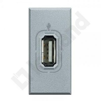 Ax:Gniazdo Usb 1M Alu Hc4285 HC4285 LEGRAND (HC4285)