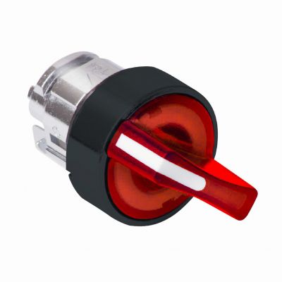 Harmony XB5 Przełącznik 3 pozycyjny czerwony LED powrót do środka piórko długie plastikowy ZB5AK1543 SCHNEIDER (ZB5AK1543)