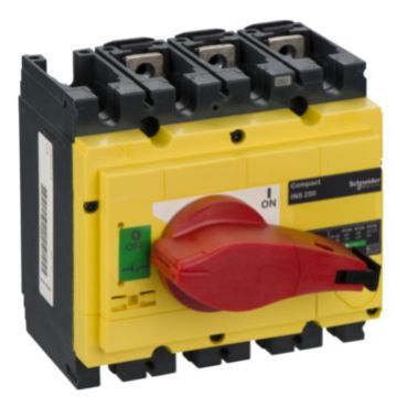Compact INS INV rozłącznik INS250 żółto-czerwony 250A 3P 31126 SCHNEIDER (31126)
