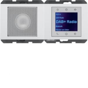 Berker K.1 Radio Touch podtynkowe DAB+ z głośnikiem biały połysk 29807009 HAGER (29807009)