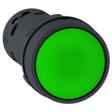 Harmony XB7 Przycisk płaski zielony z samopowrotem bez oznaczenia XB7NA35 SCHNEIDER (XB7NA35)