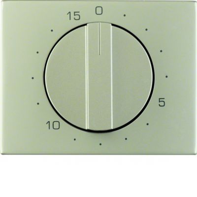 BERKER K.5 Płytka czołowa z pokrętłem do mech łącznika czasowego 0-15 min, stal szl 16347104 (16347104)