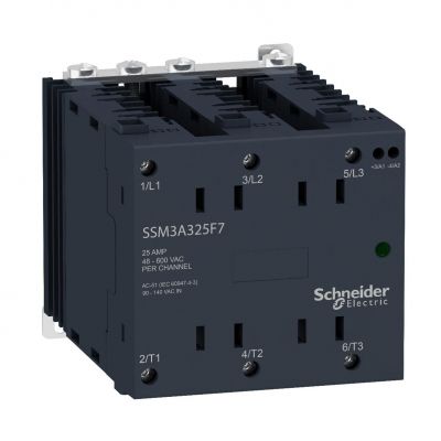 Harmony Relay Przekaźnik półprzewodnikowy 3 fazowy SSR 25A SSM3A325P7 SCHNEIDER (SSM3A325P7)