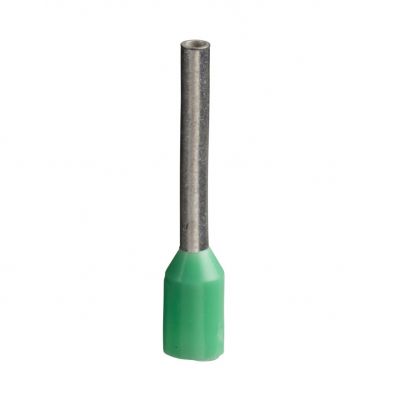 Akcesoria końcówki kablowe pojedyńcze izolowane - rozmiar średni - 0,34 mm2 - zielona DZ5CE003 SCHNEIDER (DZ5CE003)