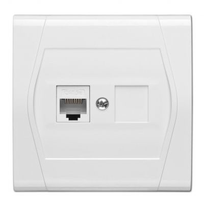 GPT FESTA RJ45 KOMPUTEROWE BIAŁE (0881-00)