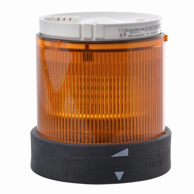 Harmony XVB Element świetlny z filtrem rozpraszającym fi70 pomarańczowy LED 24V AC/DC XVBC2B5D SCHNEIDER (XVBC2B5D)