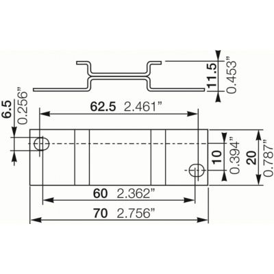 Adapter do montażu śrubowego CM-S 22,5mm, ADP.01 (1SVR430029R0100)