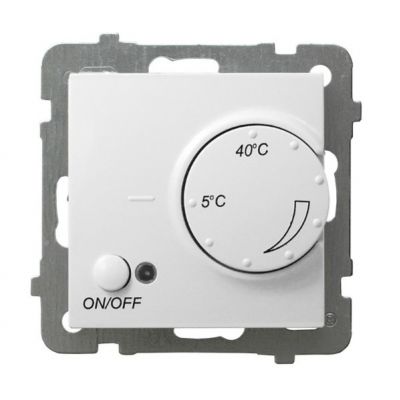 AS Regulator temperatury z czujnikiem napowietrznym - kolor biały (RTP-1GN/m/00)