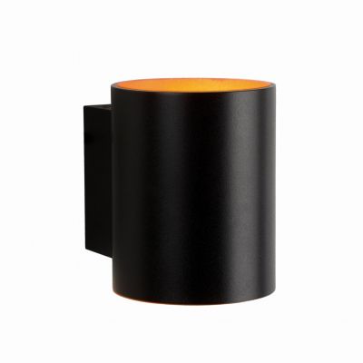 Kinkiet Squalla G9 IP20 tuba czarna złota  SLIP006004 Spectrum Led (SLIP006004)