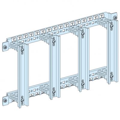 Rozdzielnice PrismaSet płyta montażowa z 4 pionowymi szynami symetrycznymi do zacisków SCHNEIDER (LVS04223)