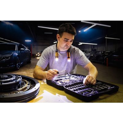 Lampa led latarka na szyję do czytania akumulatorowa warsztatowa 300lm NEO GTX (99-112)