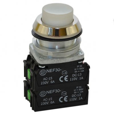 Przycisk NEF30-WX2Y biały (W0-NEF30-W X2Y B)