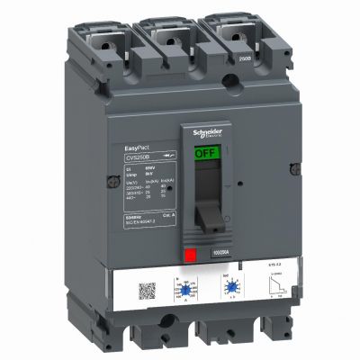 Wyłącznik mocy 25kA 3P 250A Compact CVS wyzwalacz ETS 2.2 3d LV525505 SCHNEIDER (LV525505)